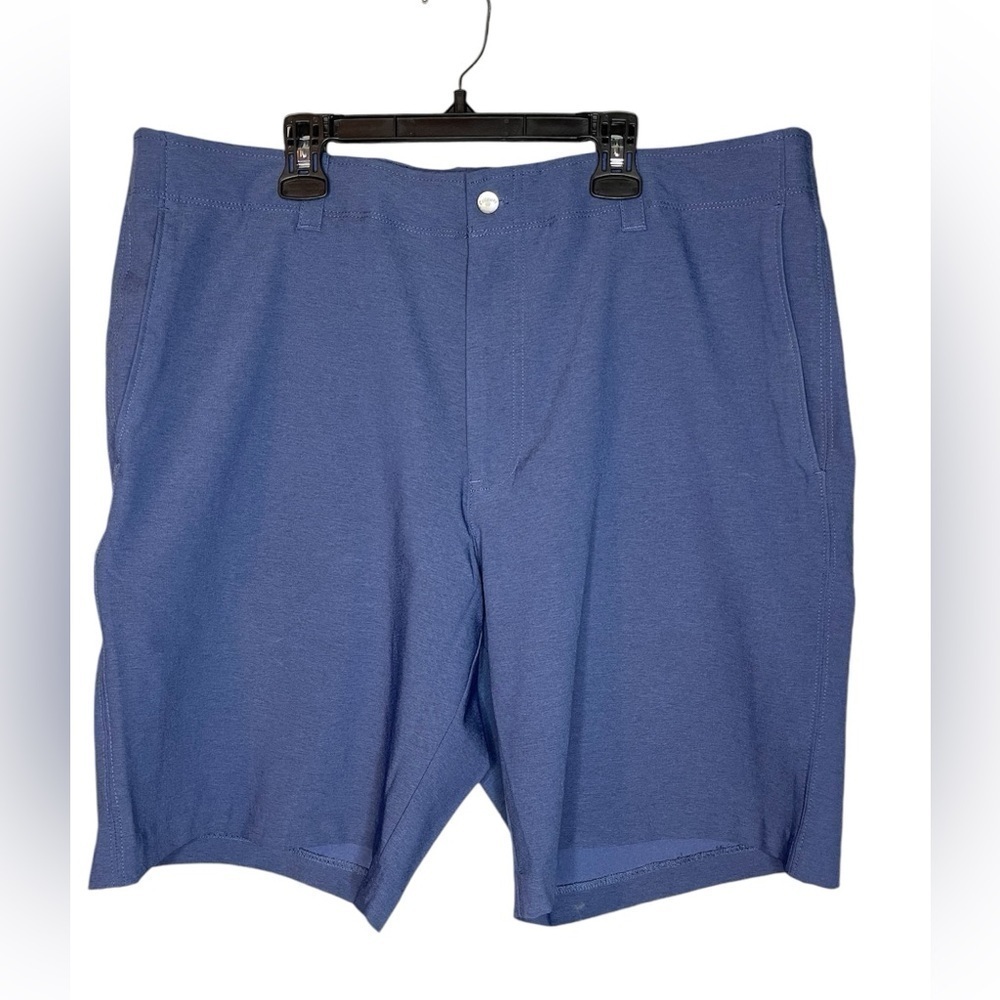 Callaway Men’s 38 Blue Lightweight Golf Shorts 9” Inseam Zip Pockets